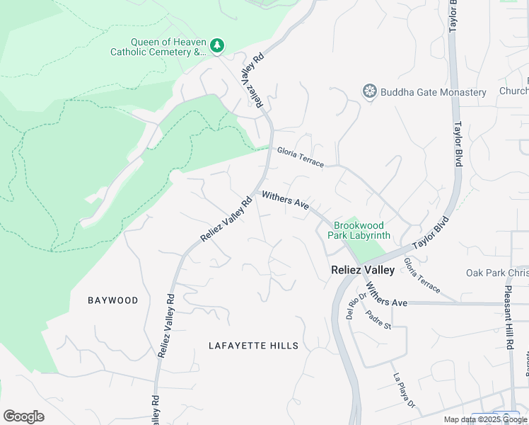 map of restaurants, bars, coffee shops, grocery stores, and more near 1834 Ivanhoe Avenue in Lafayette