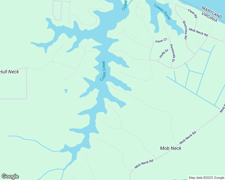 map of restaurants, bars, coffee shops, grocery stores, and more near 2113 Mob Neck Road in Heathsville