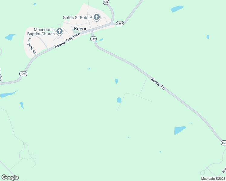 map of restaurants, bars, coffee shops, grocery stores, and more near 3610 Keene Road in Nicholasville