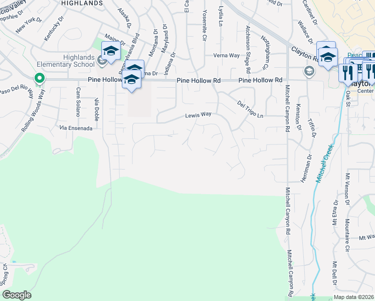 map of restaurants, bars, coffee shops, grocery stores, and more near 1011 Froyd Road in Concord