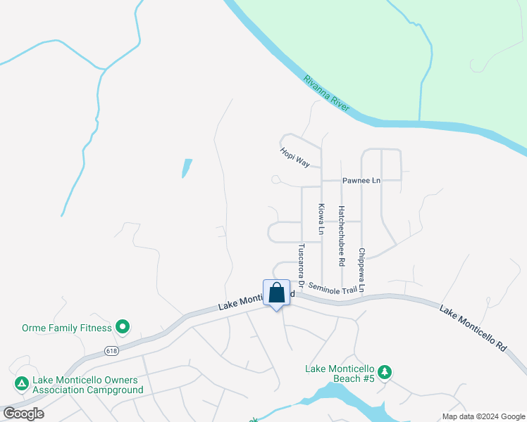 map of restaurants, bars, coffee shops, grocery stores, and more near 6 Cheyenne Court in Palmyra