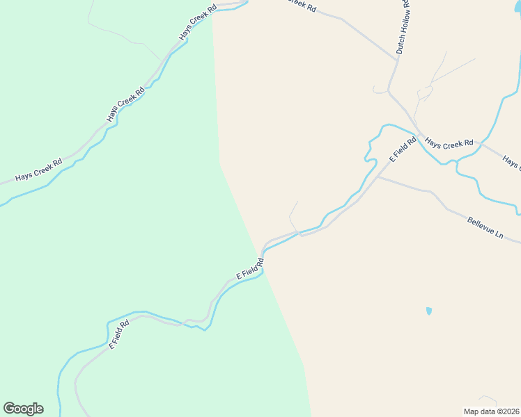 map of restaurants, bars, coffee shops, grocery stores, and more near East Field Road in Rockbridge Baths