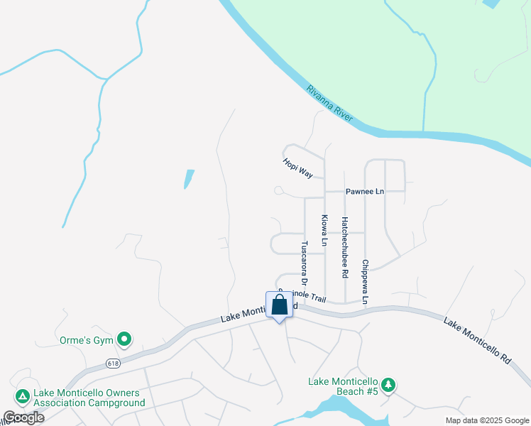 map of restaurants, bars, coffee shops, grocery stores, and more near 8 Cheyenne Court in Palmyra