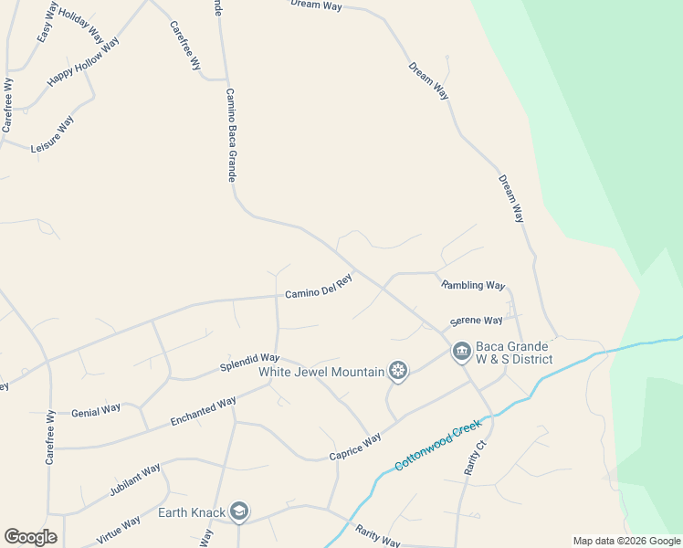 map of restaurants, bars, coffee shops, grocery stores, and more near 3537 Camino Del Rey in Crestone