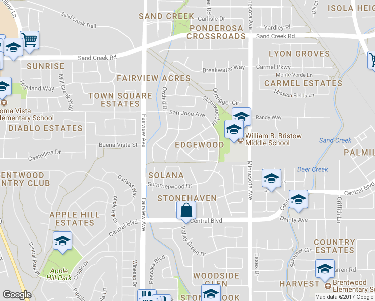 map of restaurants, bars, coffee shops, grocery stores, and more near 825 Hollowbrook Drive in Brentwood
