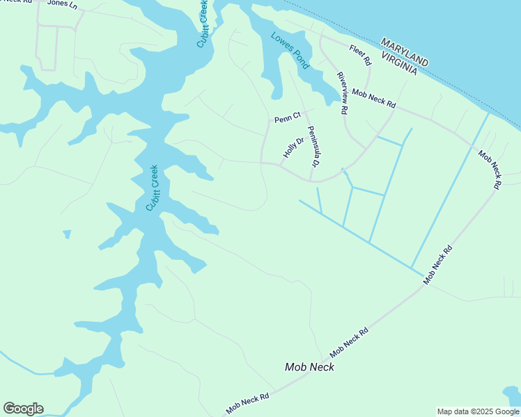 map of restaurants, bars, coffee shops, grocery stores, and more near 404 Shade Tree Lane in Heathsville