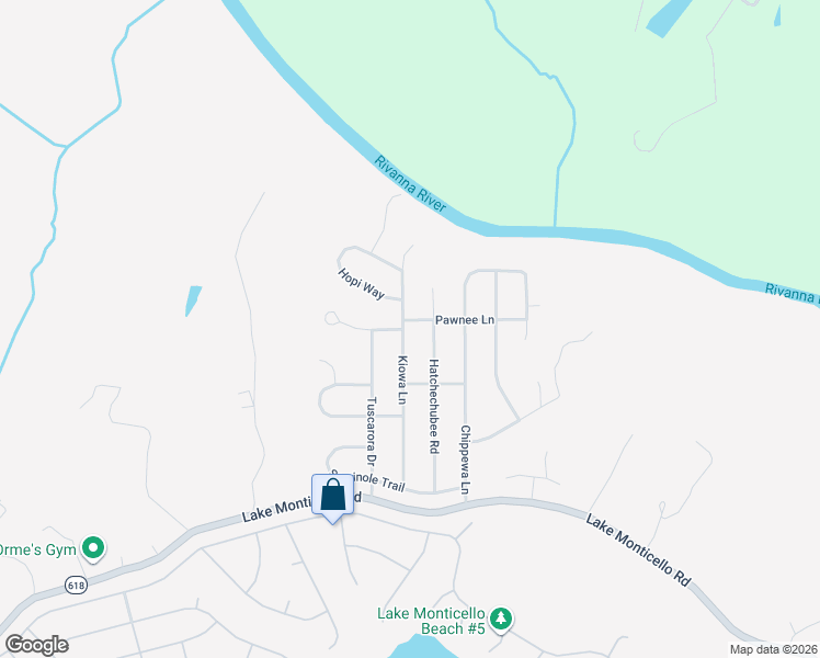 map of restaurants, bars, coffee shops, grocery stores, and more near 1 Pawnee Lane in Palmyra