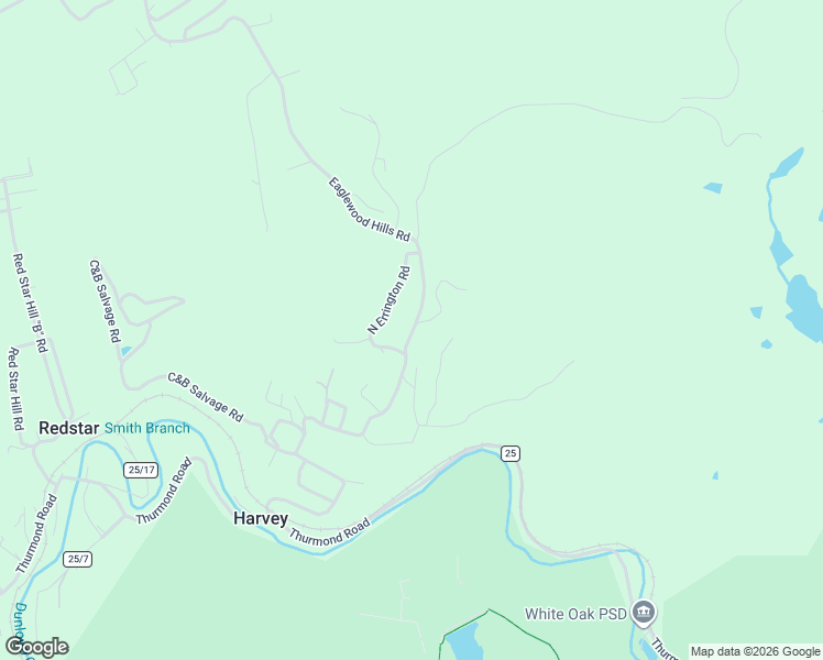 map of restaurants, bars, coffee shops, grocery stores, and more near Edgewood Hills Rd in Oak Hill