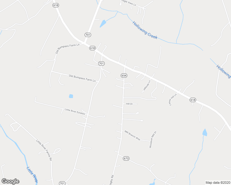 map of restaurants, bars, coffee shops, grocery stores, and more near 2415 Bagby Road in Bumpass