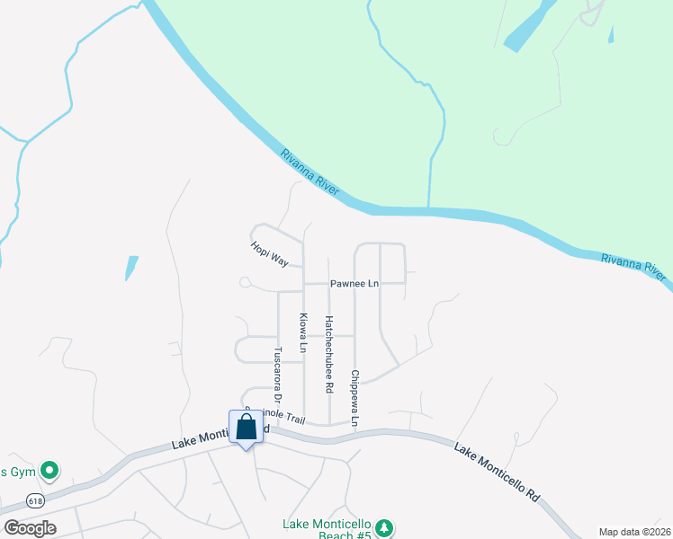 map of restaurants, bars, coffee shops, grocery stores, and more near 1-5 Pawnee Lane in Palmyra