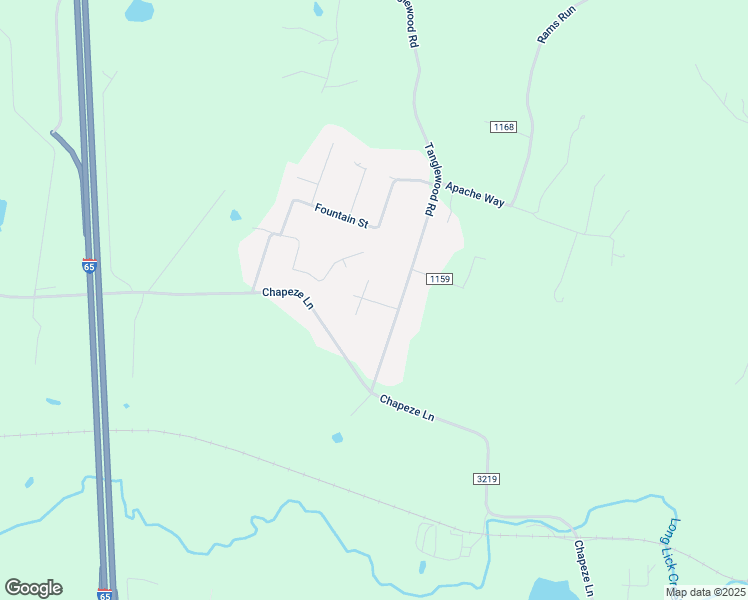map of restaurants, bars, coffee shops, grocery stores, and more near 145 Krystal Springs Drive in Shepherdsville