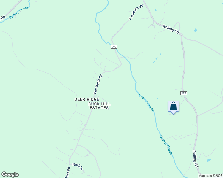 map of restaurants, bars, coffee shops, grocery stores, and more near 3539 Presidents Road in Scottsville