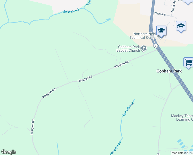 map of restaurants, bars, coffee shops, grocery stores, and more near 597 Islington Road in Warsaw