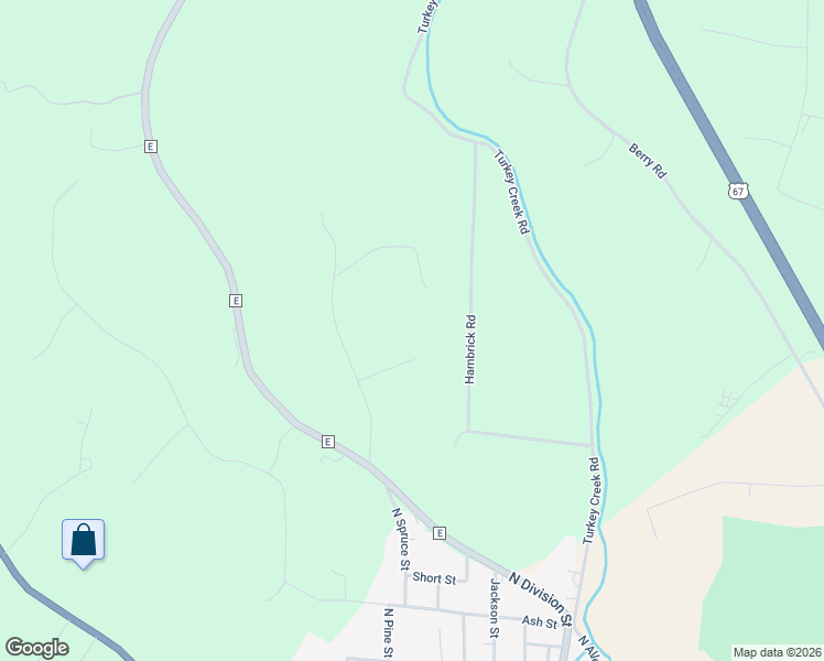 map of restaurants, bars, coffee shops, grocery stores, and more near 1733 Raintree Court in Bonne Terre