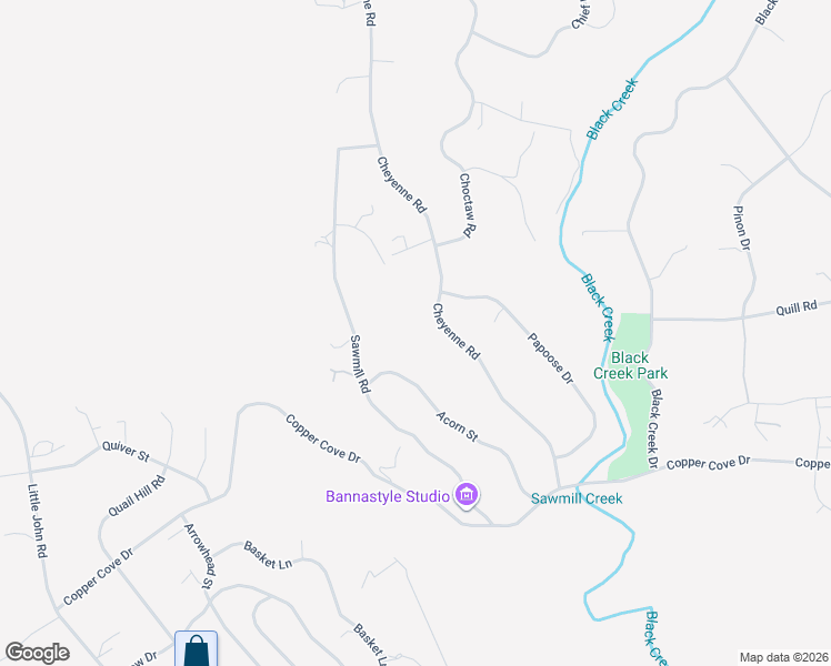 map of restaurants, bars, coffee shops, grocery stores, and more near 1315 Cheyenne Road in Copperopolis