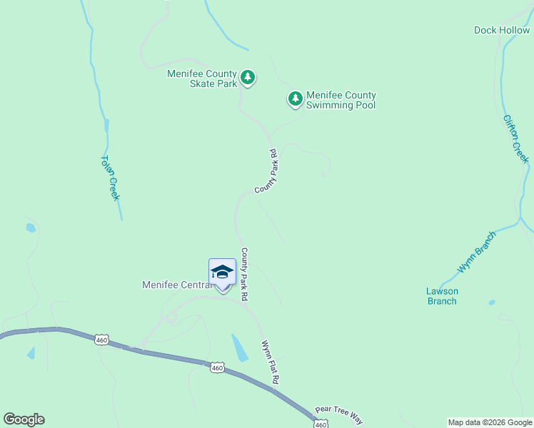 map of restaurants, bars, coffee shops, grocery stores, and more near 57 Cr-1370 in Frenchburg