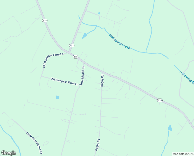 map of restaurants, bars, coffee shops, grocery stores, and more near 2561 Bagby Road in Bumpass