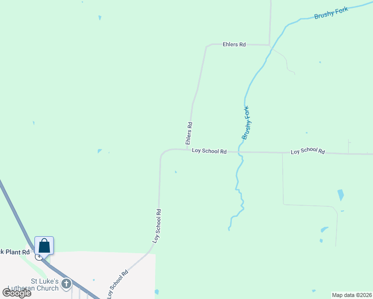 map of restaurants, bars, coffee shops, grocery stores, and more near 3151 Loy School Road in Campbell Hill