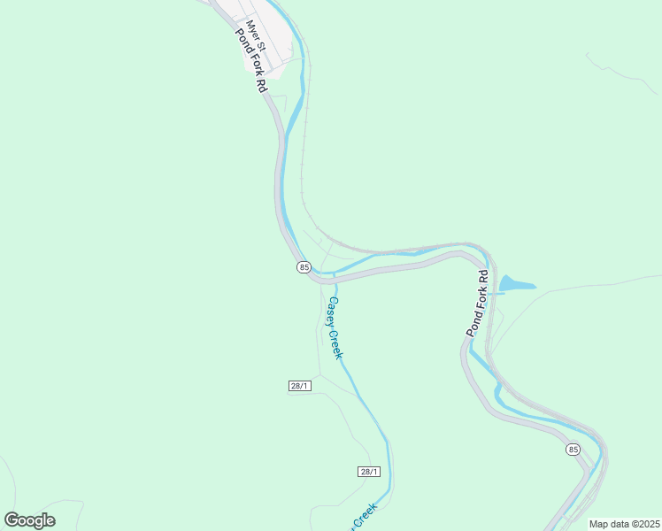 map of restaurants, bars, coffee shops, grocery stores, and more near Pond Fork Road in Madison