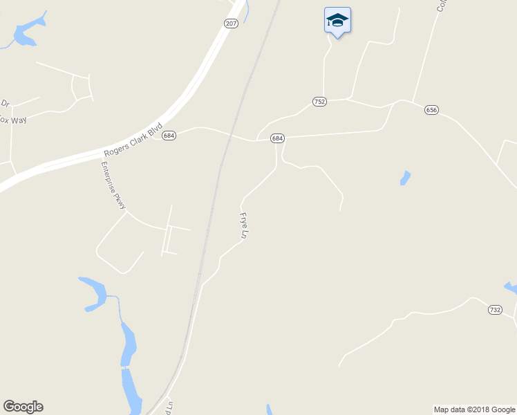 map of restaurants, bars, coffee shops, grocery stores, and more near 23371 Frye Lane in Ruther Glen
