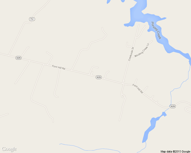 map of restaurants, bars, coffee shops, grocery stores, and more near Font Hill Road in Heathsville