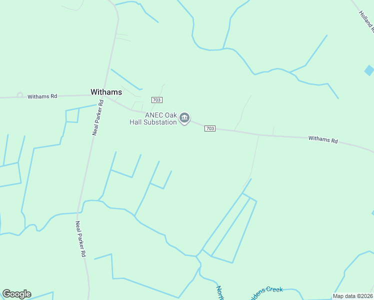 map of restaurants, bars, coffee shops, grocery stores, and more near Withams Road in New Church