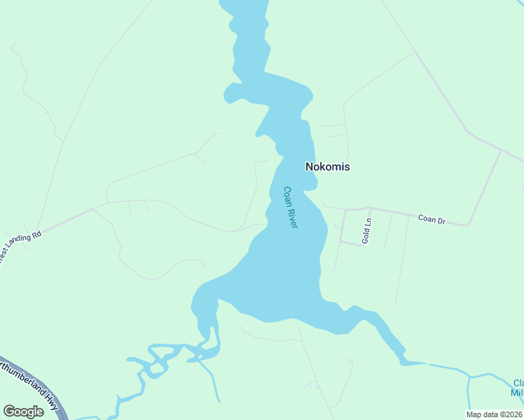 map of restaurants, bars, coffee shops, grocery stores, and more near 1396 Forrest Landing Road in Heathsville