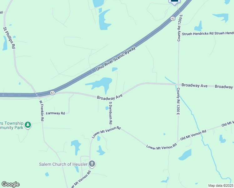 map of restaurants, bars, coffee shops, grocery stores, and more near 6420 Norman Avenue in Evansville