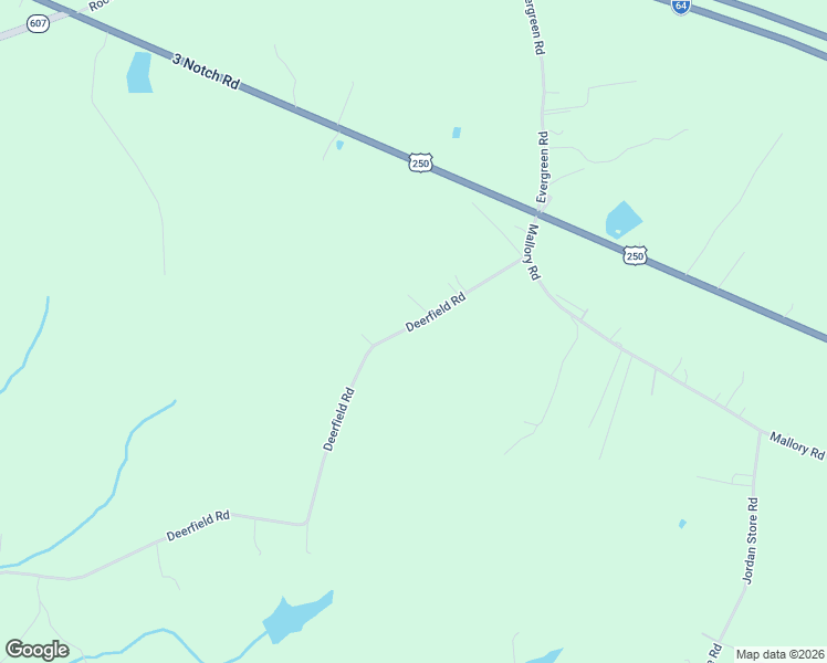 map of restaurants, bars, coffee shops, grocery stores, and more near 877 Mallory Road in Kents Store