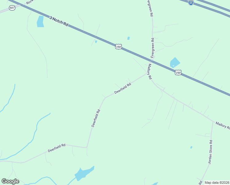 map of restaurants, bars, coffee shops, grocery stores, and more near 877 Mallory Road in Kents Store