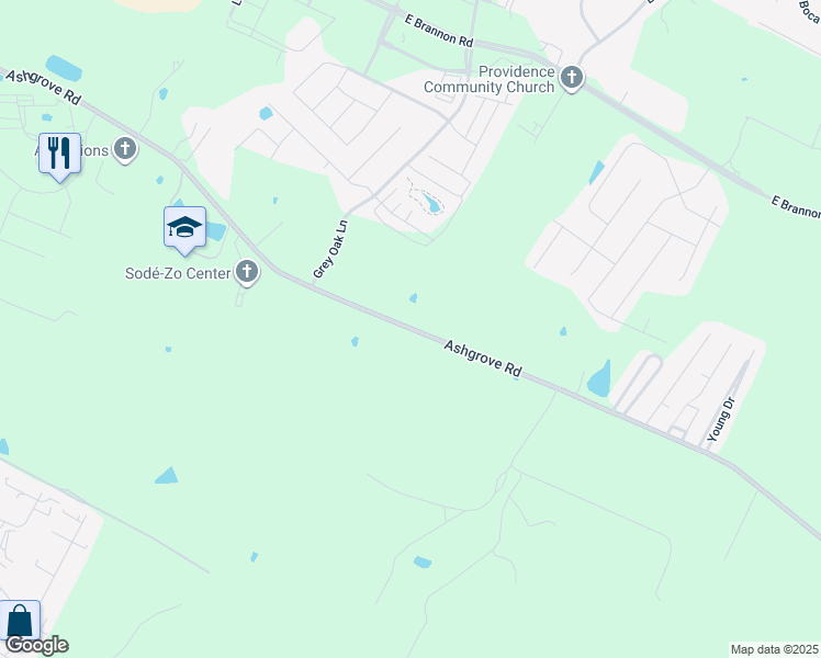 map of restaurants, bars, coffee shops, grocery stores, and more near Ash Grove Pike in Nicholasville