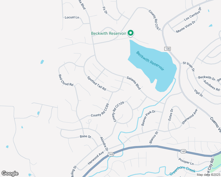 map of restaurants, bars, coffee shops, grocery stores, and more near 5093 Left Hand Lane in Colorado City
