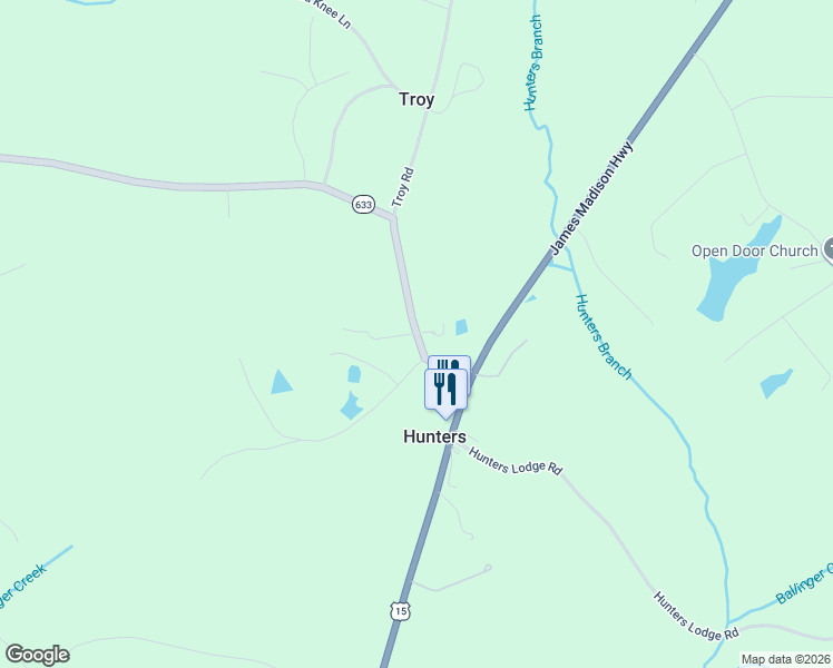 map of restaurants, bars, coffee shops, grocery stores, and more near 171 Troy Road in Troy