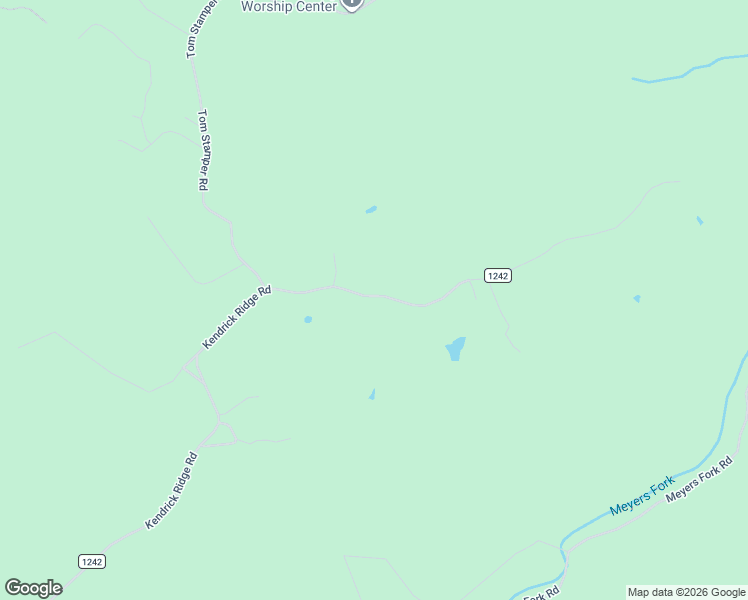 map of restaurants, bars, coffee shops, grocery stores, and more near 2302 County Road 1242 in Frenchburg