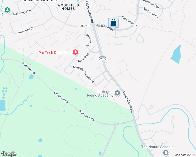 map of restaurants, bars, coffee shops, grocery stores, and more near 3024 Charleston Gardens Boulevard in Lexington