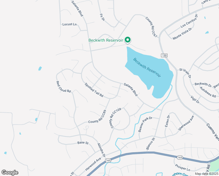 map of restaurants, bars, coffee shops, grocery stores, and more near 5093 Left Hand Lane in Colorado City