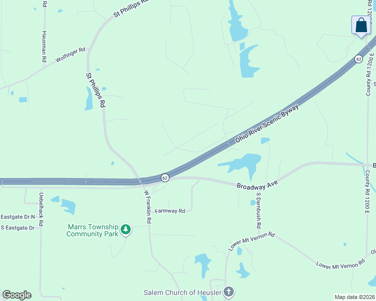 map of restaurants, bars, coffee shops, grocery stores, and more near 11230 Fox Ridge Road in Evansville