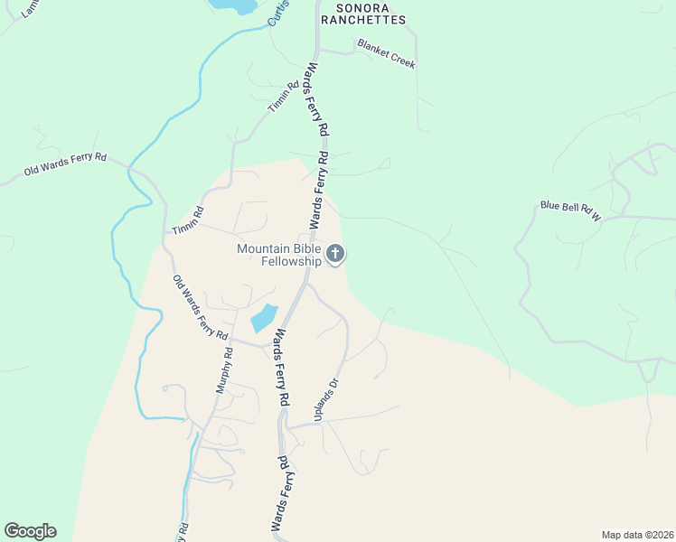 map of restaurants, bars, coffee shops, grocery stores, and more near 17745 Wards Ferry Rd in Sonora