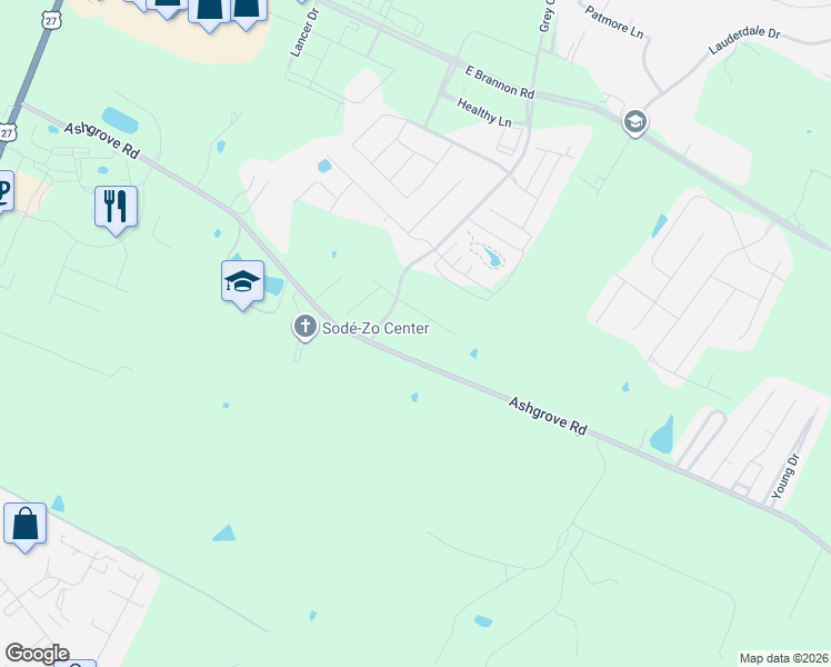map of restaurants, bars, coffee shops, grocery stores, and more near 28-5498 Ashgrove Rd in Nicholasville