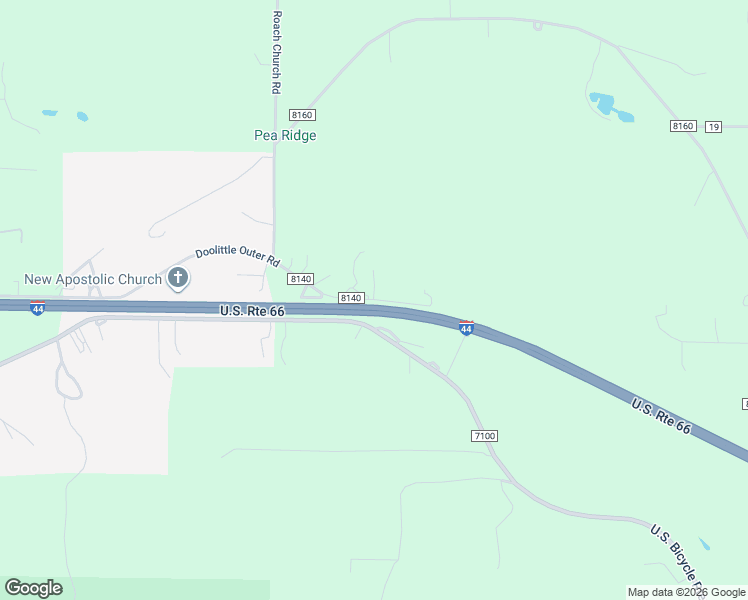 map of restaurants, bars, coffee shops, grocery stores, and more near 15999 County Road 8140 in Rolla