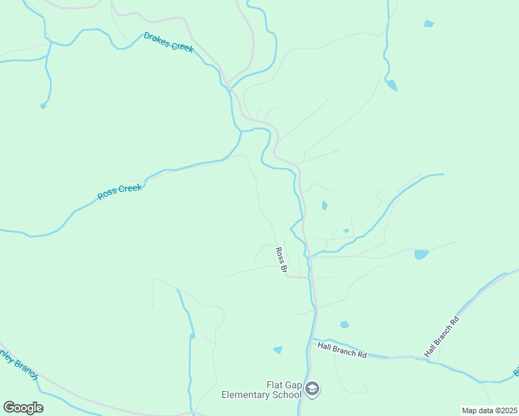 map of restaurants, bars, coffee shops, grocery stores, and more near Ross Creek Road in Flatgap