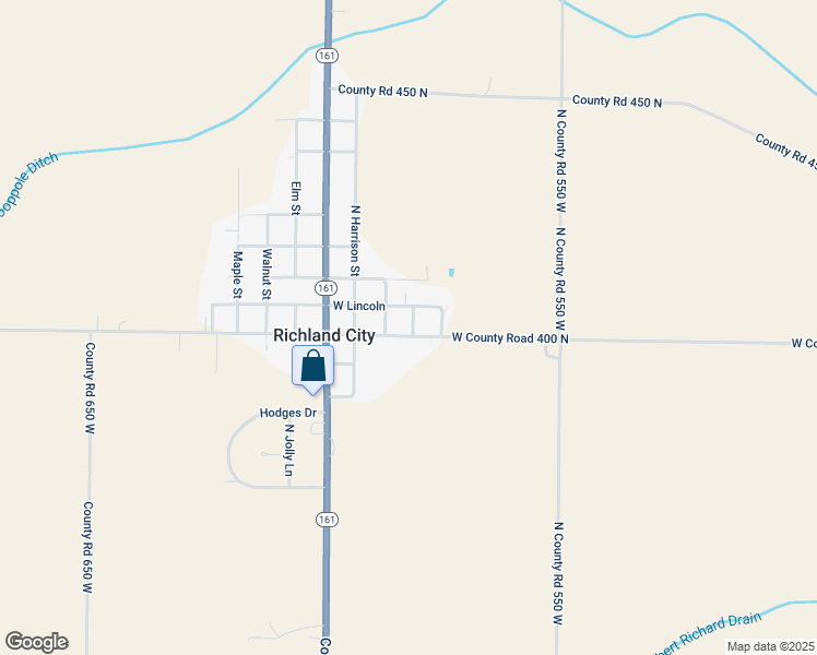 map of restaurants, bars, coffee shops, grocery stores, and more near 4030 Willow Street in Richland City