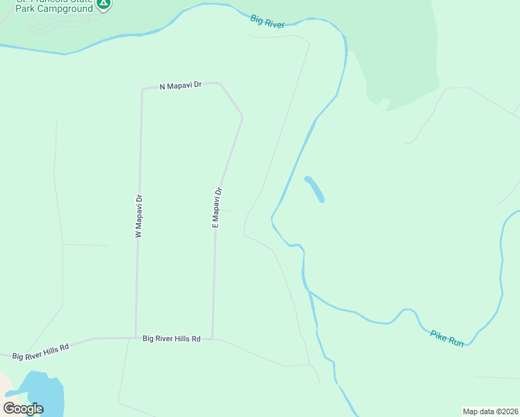 map of restaurants, bars, coffee shops, grocery stores, and more near 8166 Horse Collar Bluff Drive in Bonne Terre