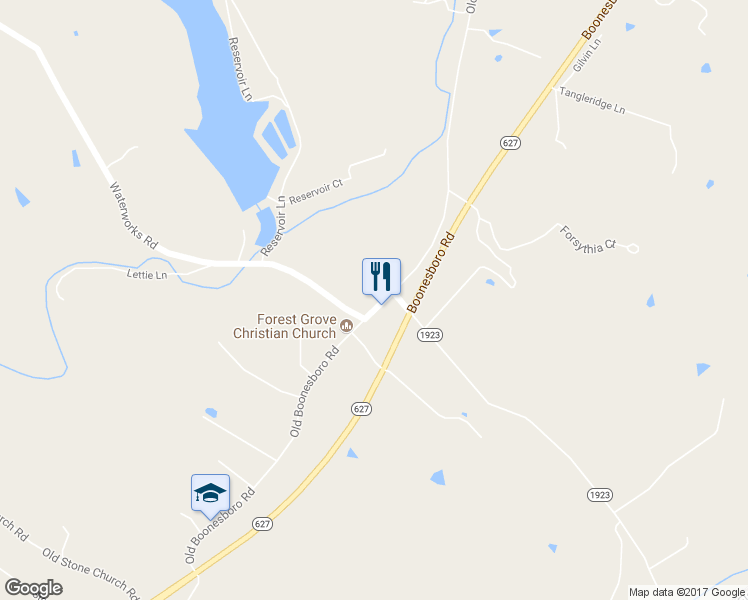 map of restaurants, bars, coffee shops, grocery stores, and more near 4641 Old Boonesboro Road in Winchester
