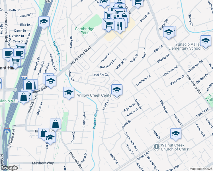 map of restaurants, bars, coffee shops, grocery stores, and more near in Concord