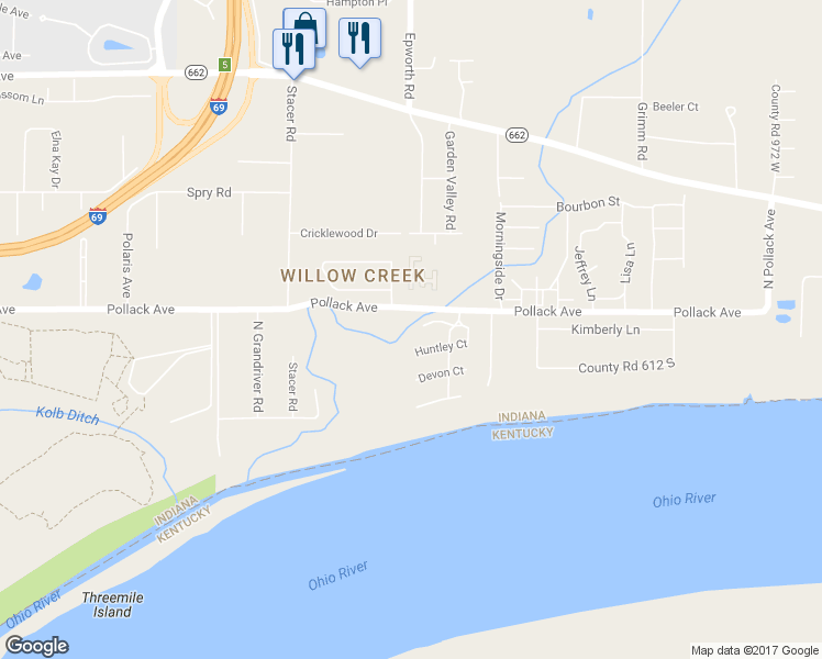 map of restaurants, bars, coffee shops, grocery stores, and more near 10488 Lauren Court in Newburgh