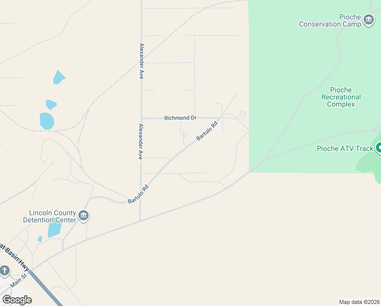 map of restaurants, bars, coffee shops, grocery stores, and more near in Pioche