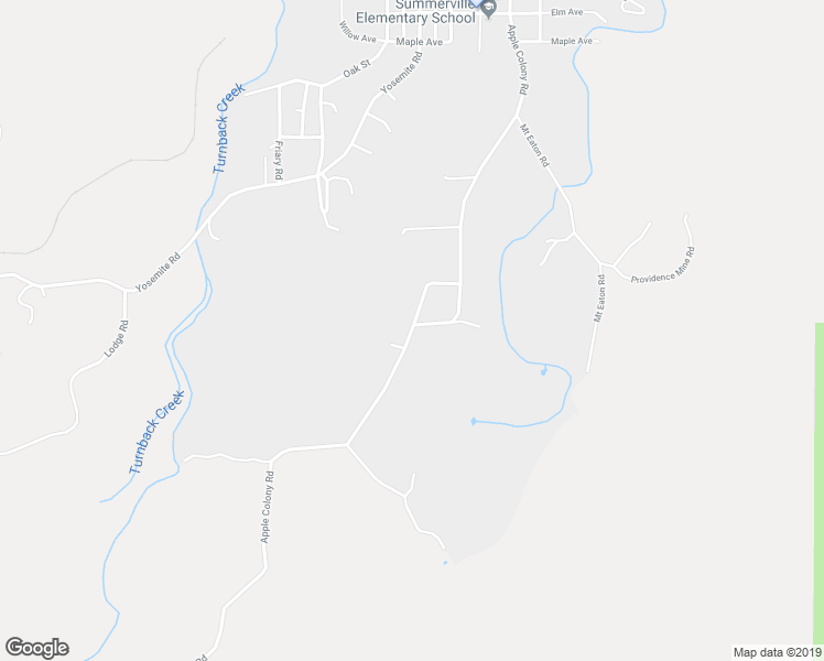 map of restaurants, bars, coffee shops, grocery stores, and more near 18040 Apple Colony Road in Tuolumne