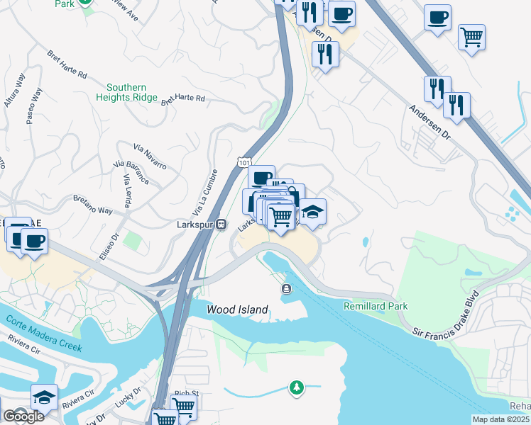 1809 Larkspur Landing Circle, Larkspur CA Walk Score