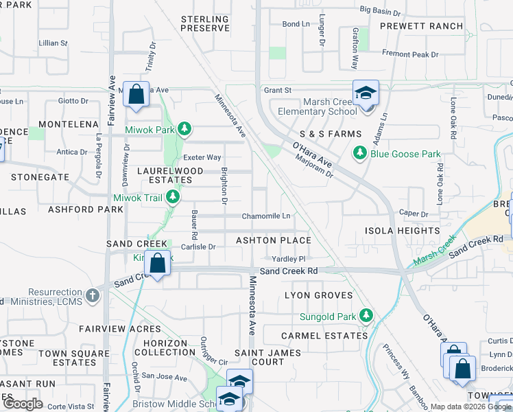 map of restaurants, bars, coffee shops, grocery stores, and more near 1600 Minnesota Avenue in Brentwood
